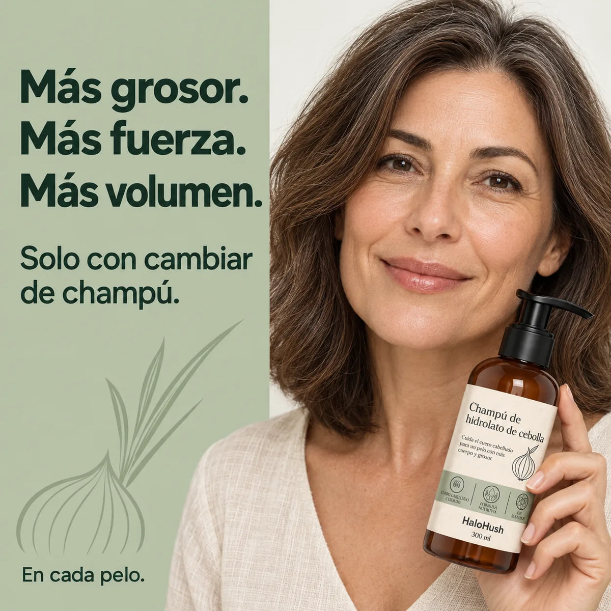 Champú Hidrolato de Cebolla