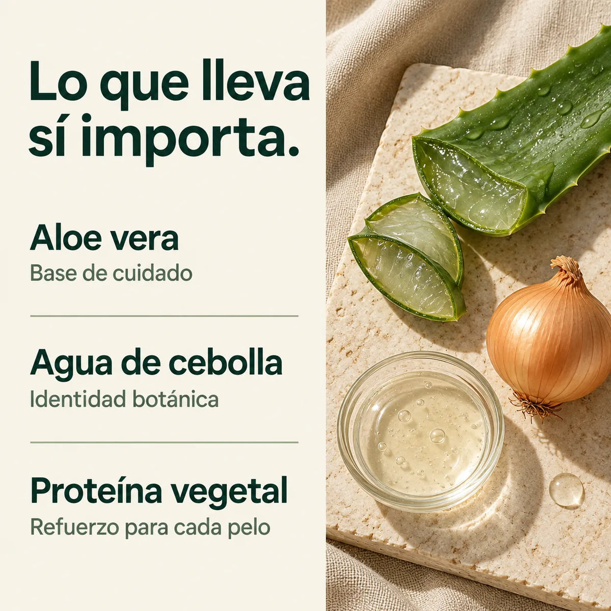 Champú Hidrolato de Cebolla