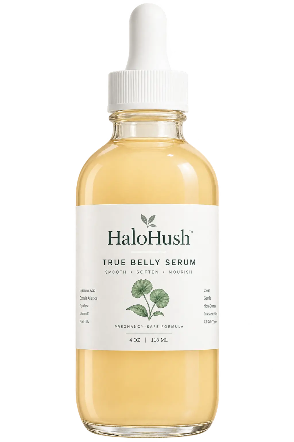 HaloHush True Belly Serum